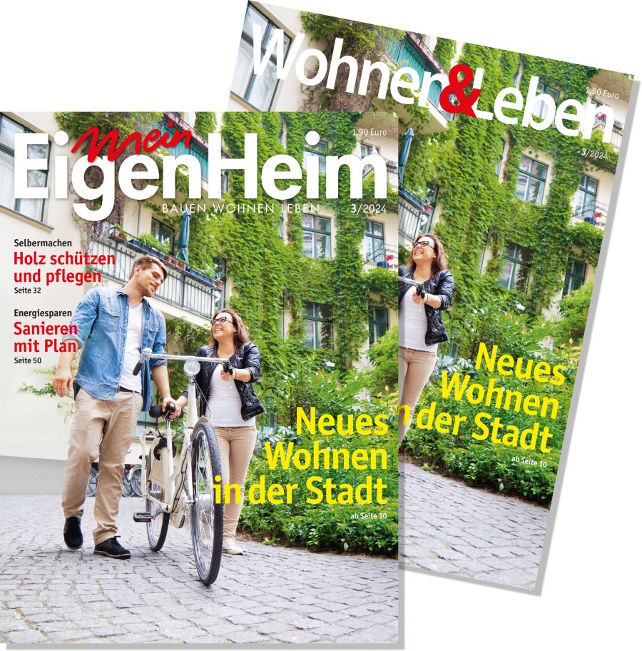 Heftcover Zeitschriften Mein EigenHeim und Wohnen&Leben - Ausgabe 3/2024